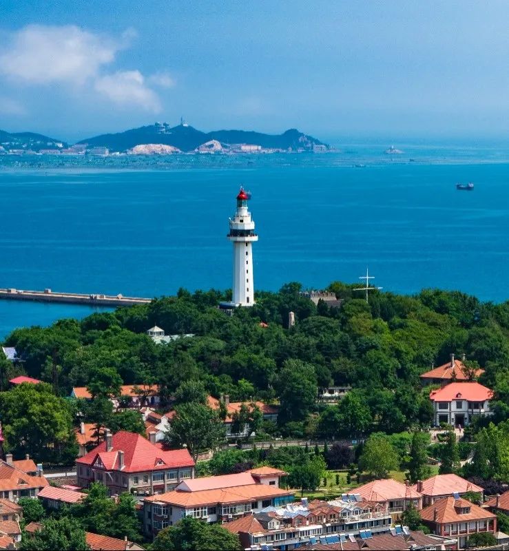 A scenic view of Yantai Houjidao Dengta