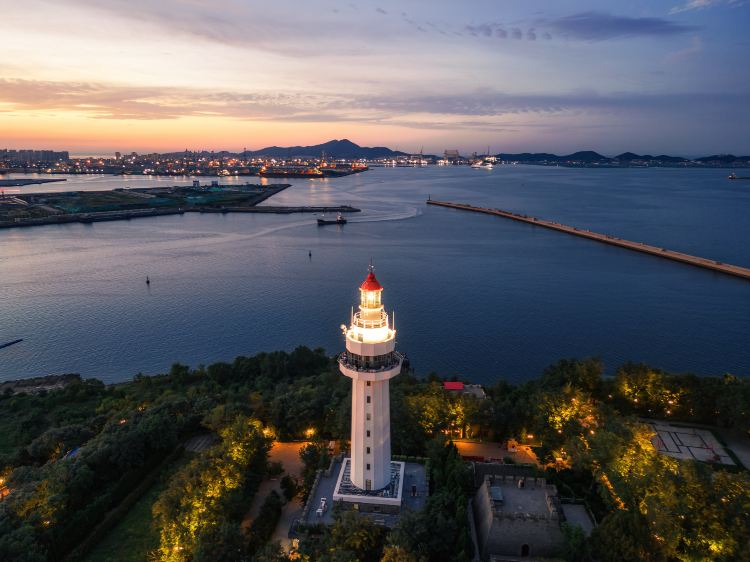 A scenic view of Yantai Houjidao Dengta