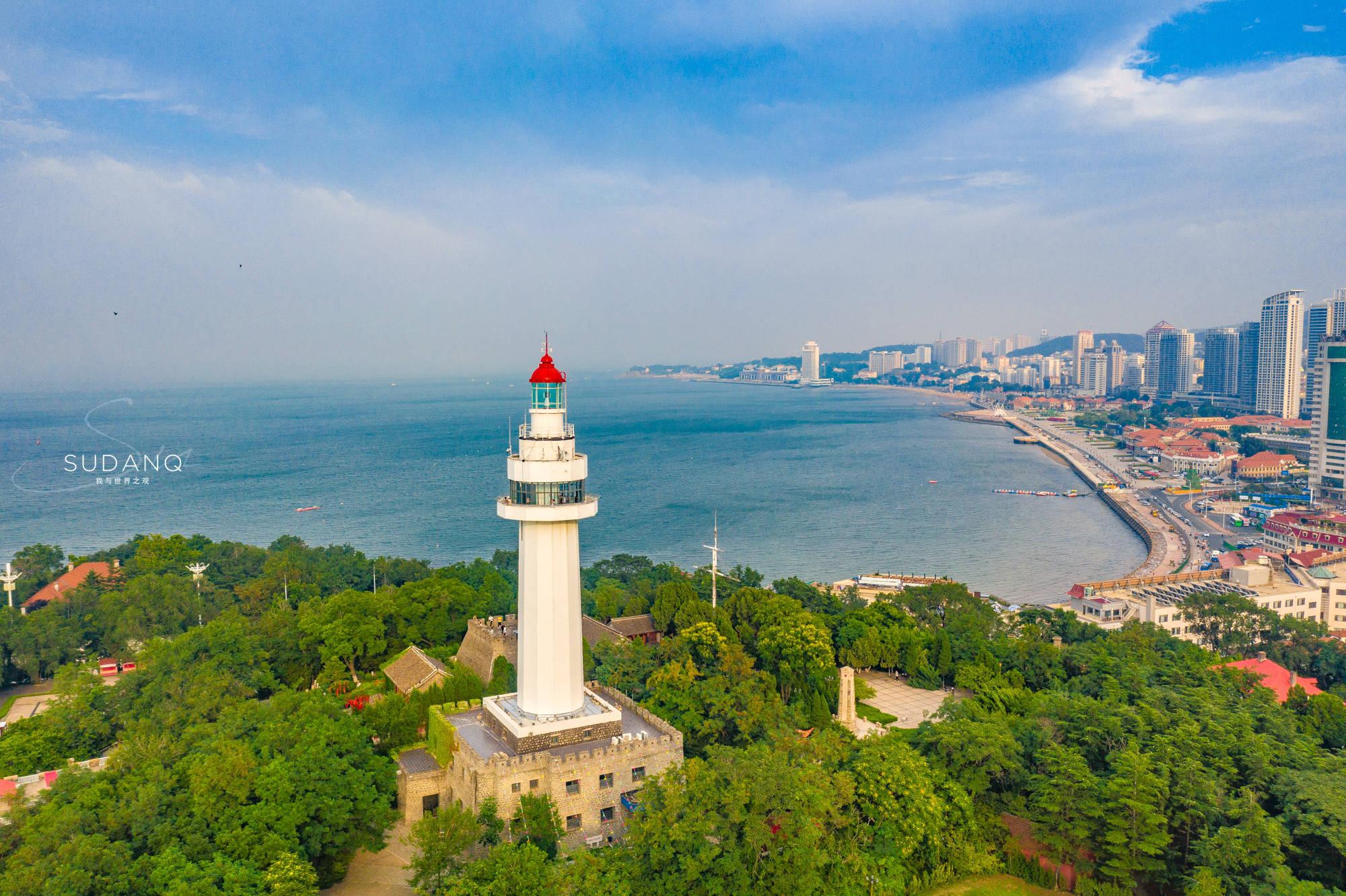 A scenic view of Yantai Houjidao Dengta