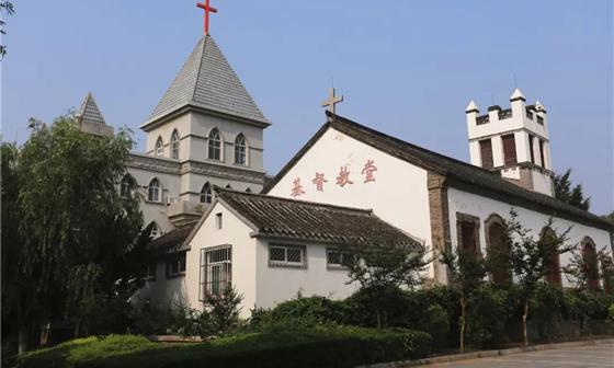 A scenic view of Yantai Wulin Jidujiao Shenghuitang