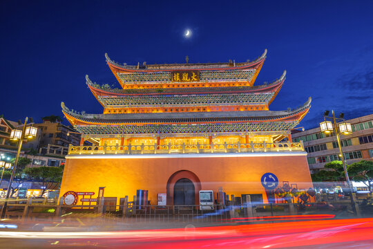 A scenic view of Yibin Daguanlou