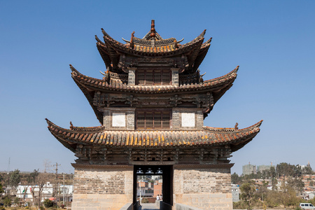 A scenic view of Yibin Daguanlou