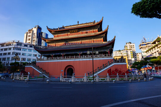 A scenic view of Yibin Daguanlou
