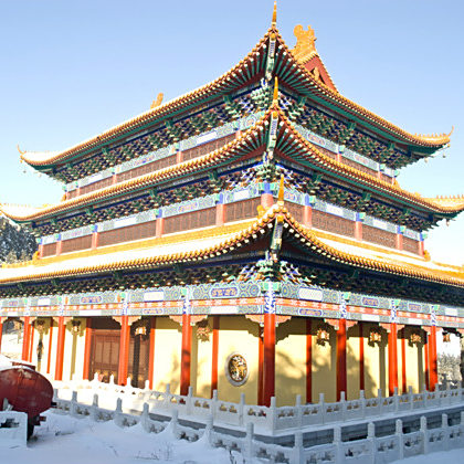 A scenic view of Yibin Lengyansi