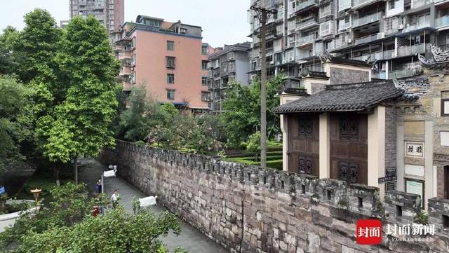 A scenic view of Yibin Nanxi Chengqiang
