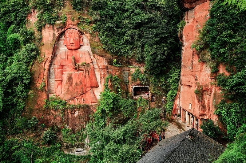 A scenic view of Yibin Pingshan Longshi Shanzhuang
