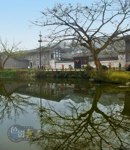 A scenic view of Yibin Xijiashan Minju