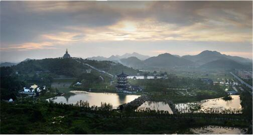 A scenic view of Yichun Jingxian Jiashi Zongci