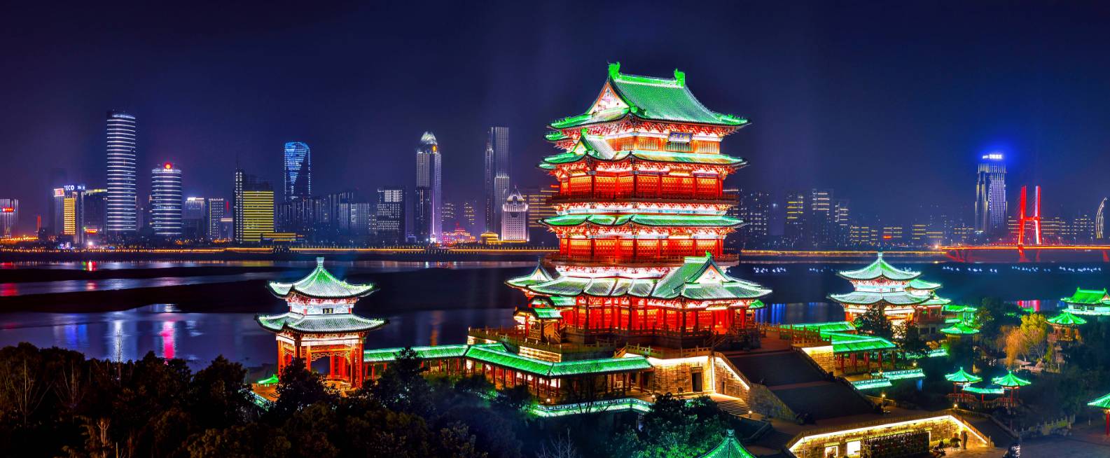 A scenic view of Yichun Mazu Tating