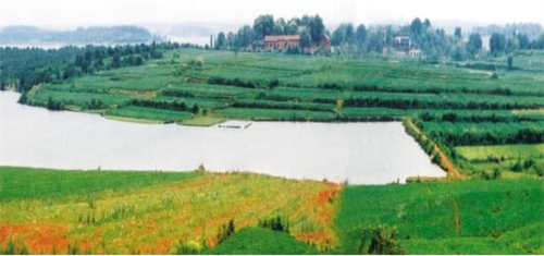 A scenic view of Yichun Wucheng Yizhi