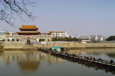 A scenic view of Yichun Zhushi Mu
