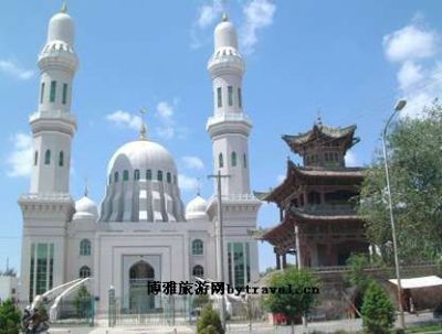 A scenic view of Yili Baitula Qingzhensi Xuanlita
