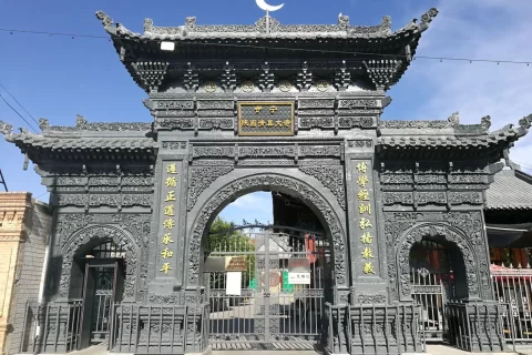A scenic view of Yili Jingyuansi