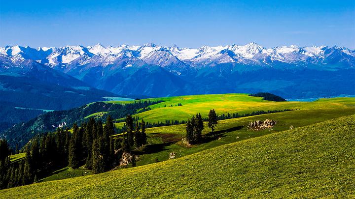 A scenic view of Yili Sutan Waisihan Mazha
