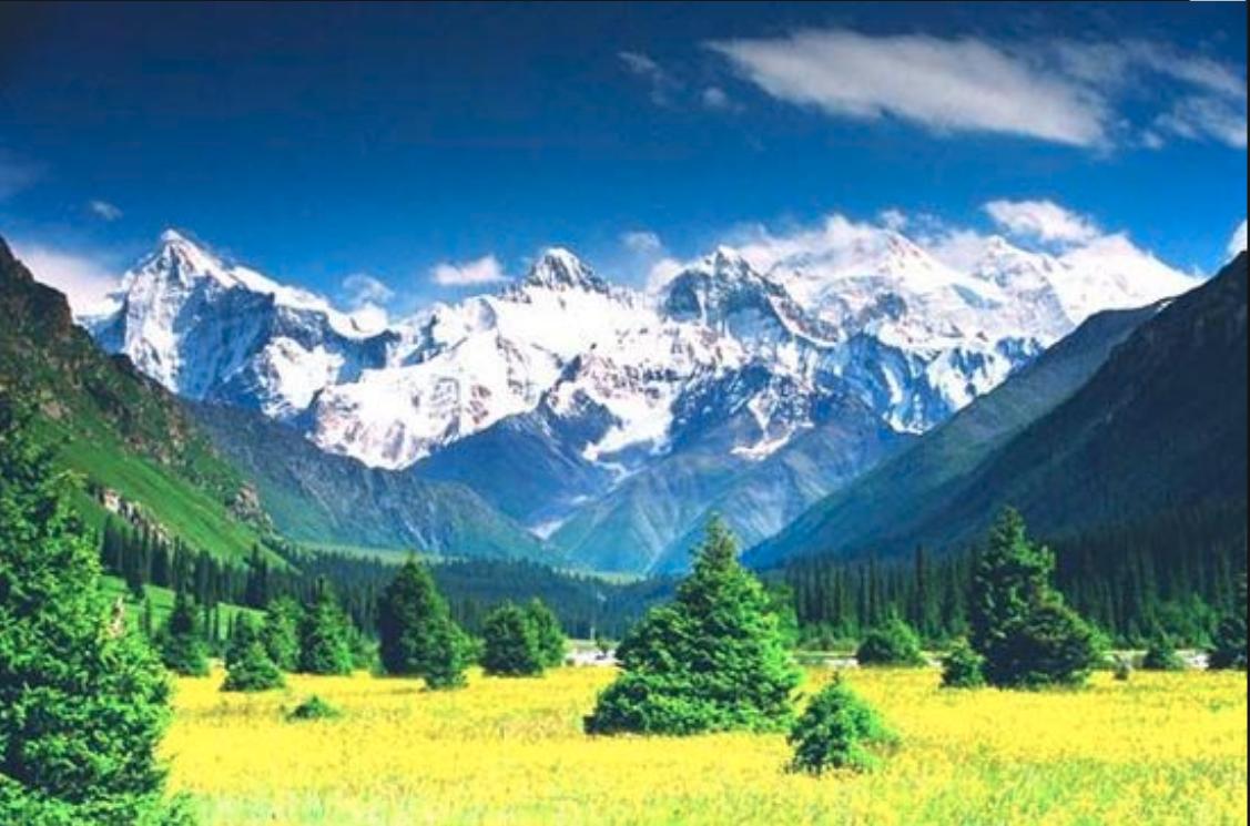 A scenic view of Yili Xiata Gucheng Yizhi