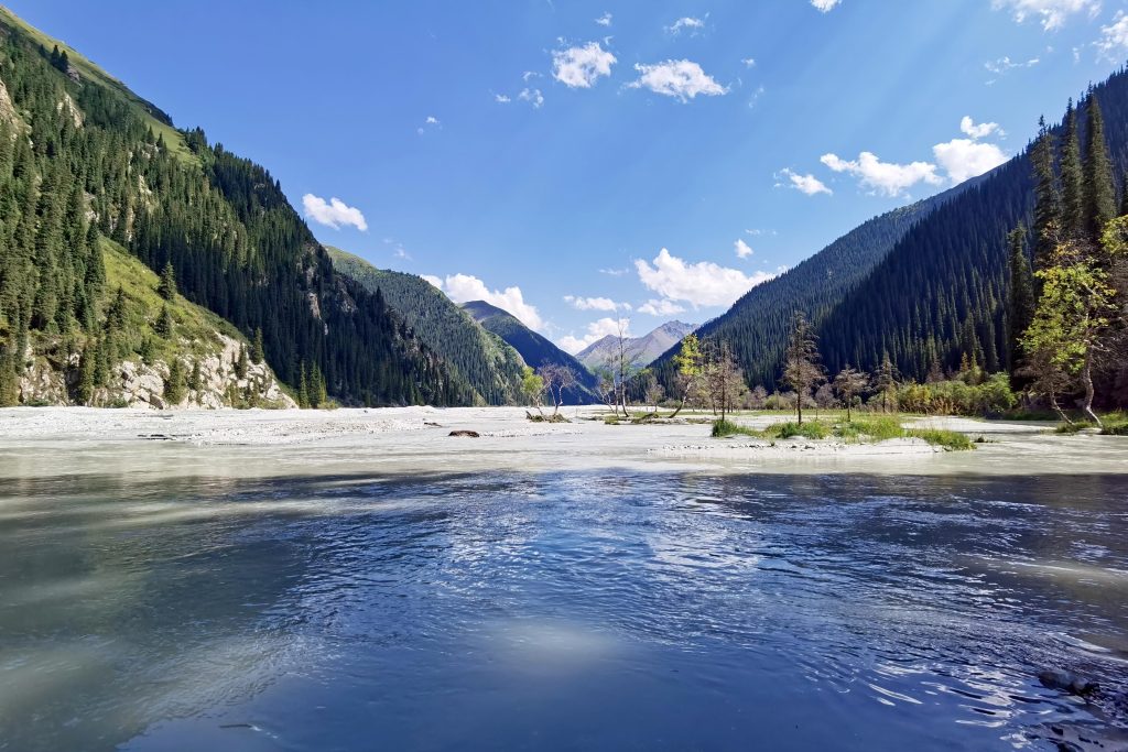 A scenic view of Yili Xiata Gucheng Yizhi