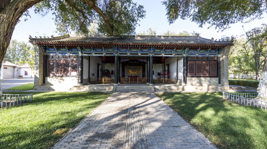 A scenic view of Yili Yining Jiangjunfu