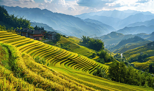 A scenic view of Yili Yining Shanxi Dasi