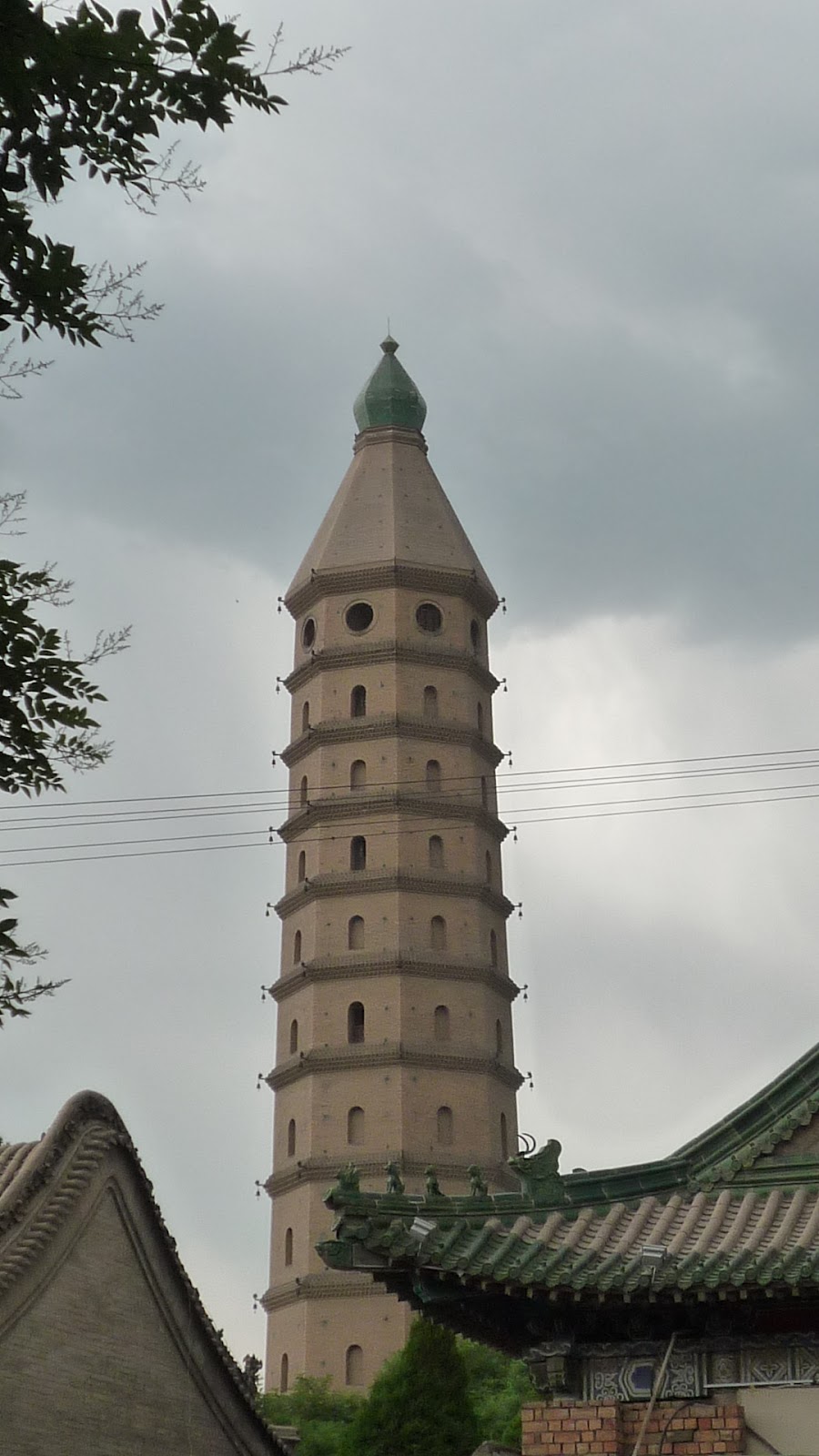 A scenic view of Yinchuan Chengtiansi Ta