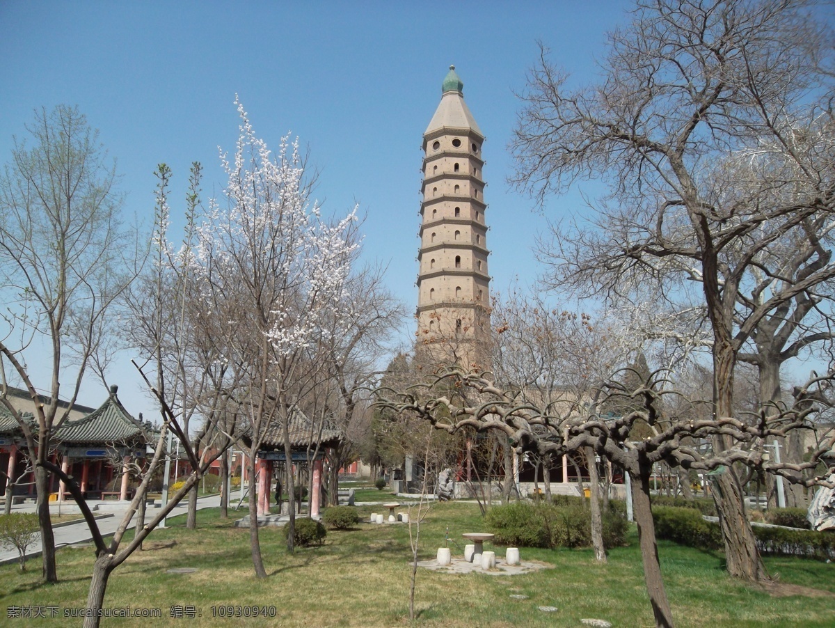 A scenic view of Yinchuan Chengtiansi Ta