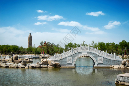 A scenic view of Yinchuan Haibaota