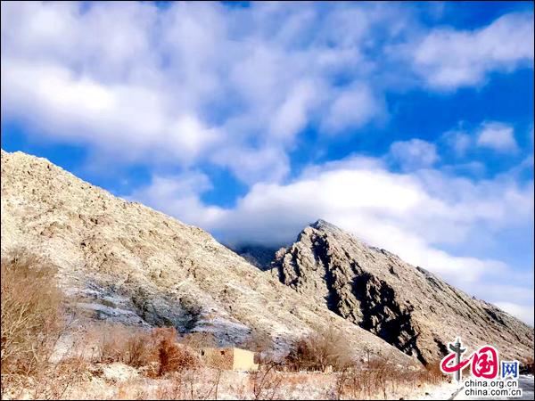 A scenic view of Yinchuan Helanshan Yanhua