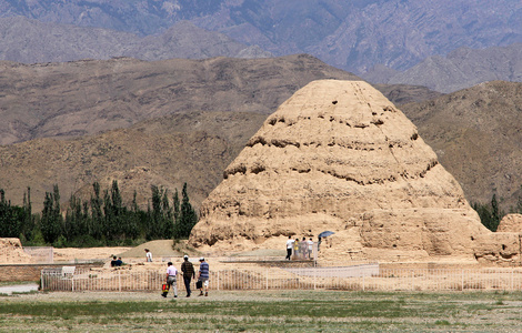 A scenic view of Yinchuan Helanshan Yanhua