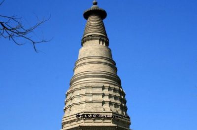 A scenic view of Yinchuan Hongfota