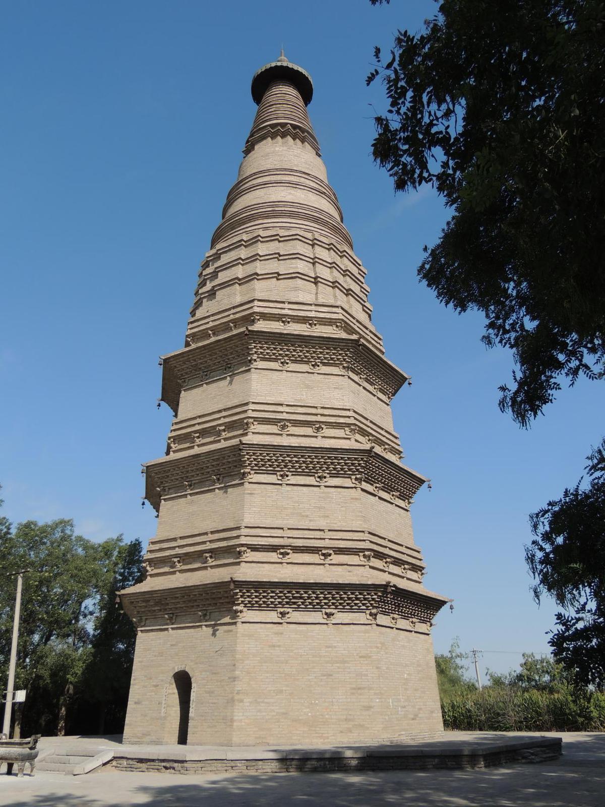 A scenic view of Yinchuan Hongfota