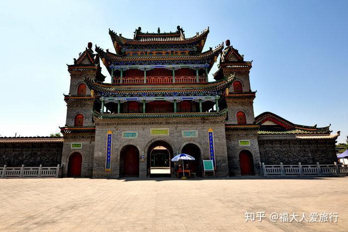 A scenic view of Yinchuan Najiahu Qingzhensi
