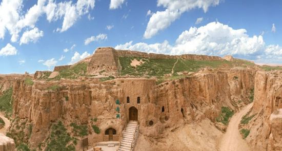 A scenic view of Yinchuan Shuidonggou Yizhi
