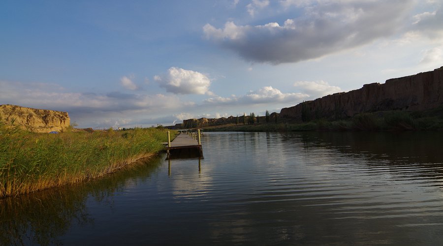 A scenic view of Yinchuan Shuidonggou Yizhi