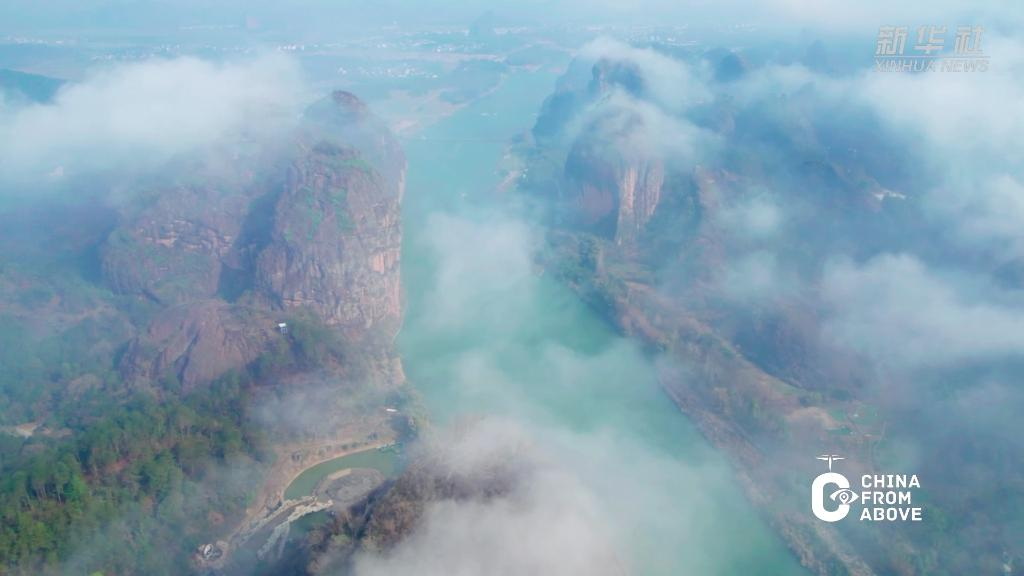 A scenic view of Yingtan Jiaoshan Banlishan Yizhi