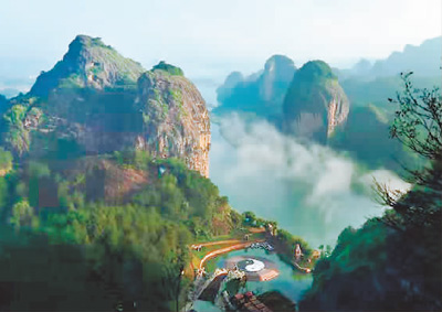 A scenic view of Yingtan Jiaoshan Banlishan Yizhi