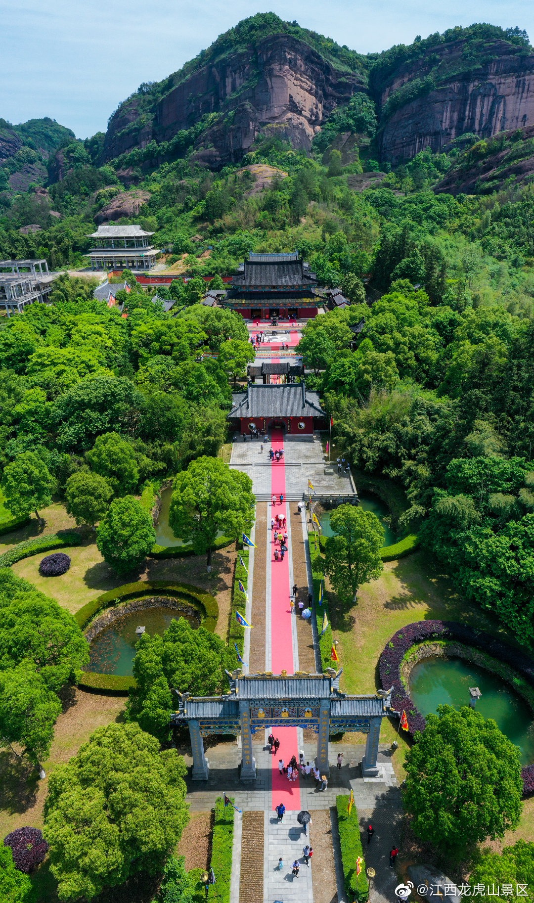A scenic view of Yingtan Longhushan Gu Jianzhuqun