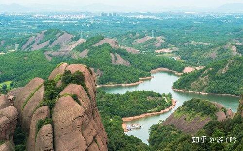 A scenic view of Yingtan Longhushan Gu Jianzhuqun