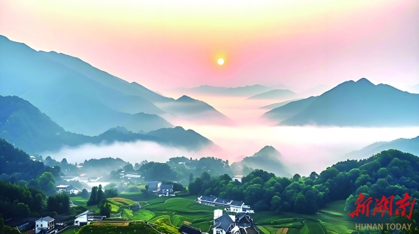 A scenic view of Yiyang Gucheng Yizhi