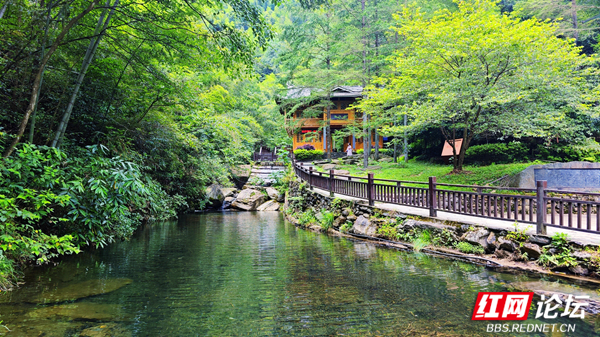 A scenic view of Yiyang Qujiang Chayuan