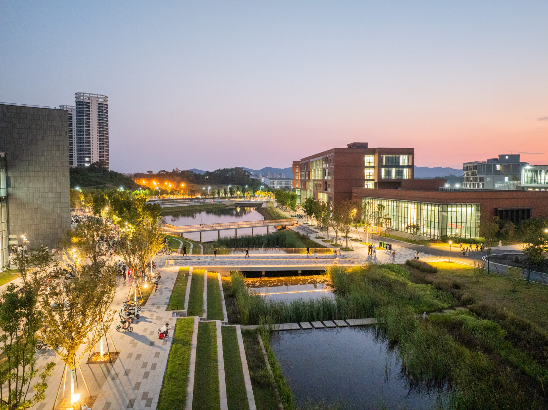 A scenic view of Yiyang Xinyi Xiaohui Jianzhuqun