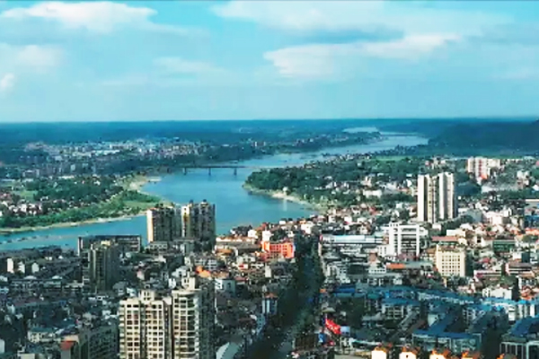 A scenic view of Yiyang Yaozilun Chunqiu Muqun