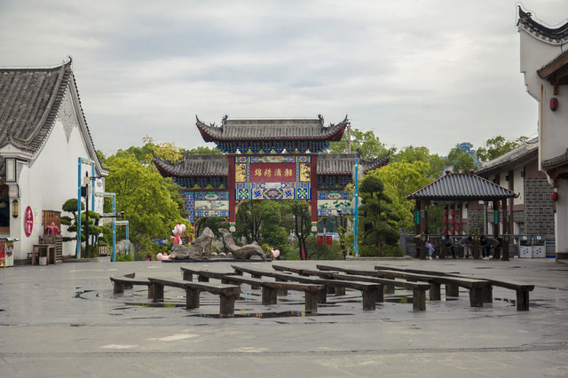 A scenic view of Yongzhou Chunlinghou Chengzhi