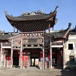 A scenic view of Yongzhou Dongan Tou Hanlinci