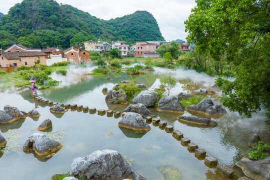 A scenic view of Yongzhou Goulan Yaozhai