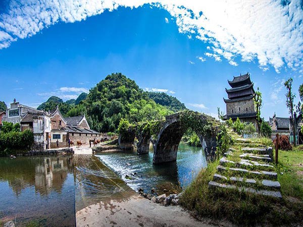 A scenic view of Yongzhou Guangliqiao