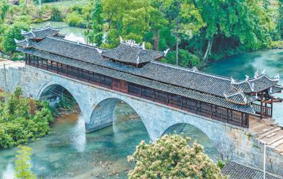 A scenic view of Yongzhou Guangliqiao