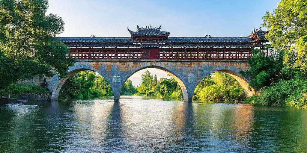 A scenic view of Yongzhou Guangliqiao