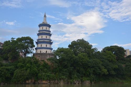 A scenic view of Yongzhou Huilongta
