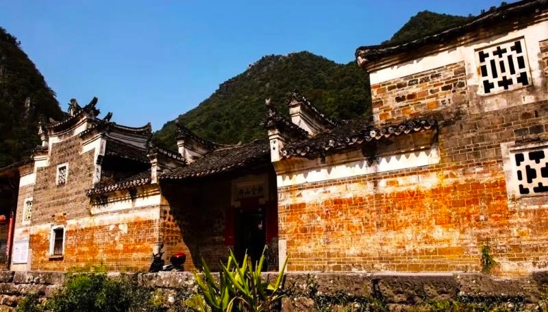 A scenic view of Yongzhou Huxi Huangshi Zongci
