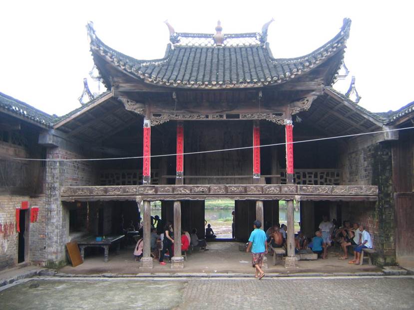A scenic view of Yongzhou Jiuanbei Hanlinci