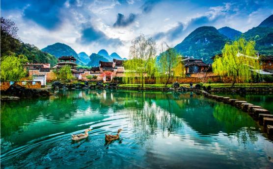 A scenic view of Yongzhou Lingdao Gucheng Yizhi